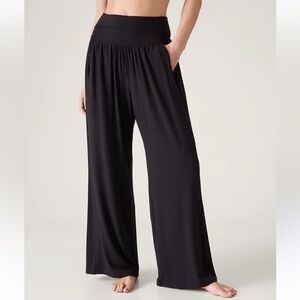 Athleta studio wide leg pants.